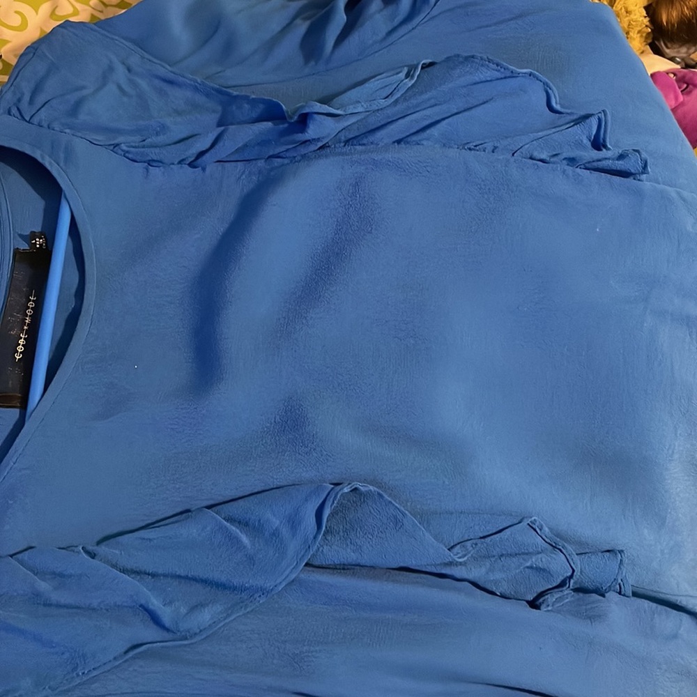 🦋Code Mode Nordstrom Flutter Sleeve Ruffle Blouse - Picture 13 of 13